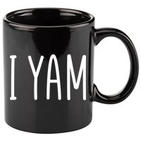 Cute Thanksgiving I Yam 11oz C Handle Ceramic Mug