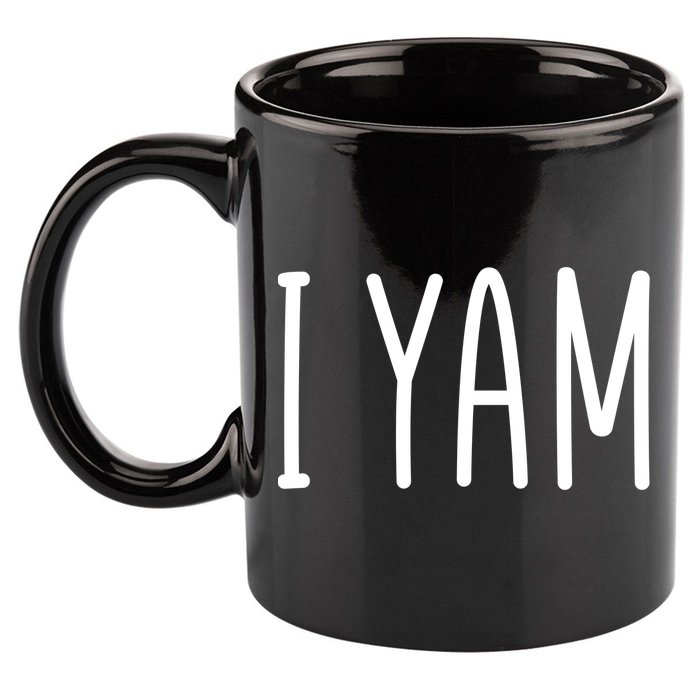 Cute Thanksgiving I Yam 11oz C Handle Ceramic Mug