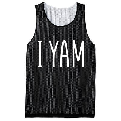 Cute Thanksgiving I Yam Mesh Reversible Basketball Jersey Tank