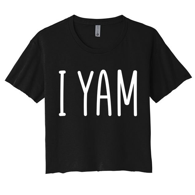 Cute Thanksgiving I Yam Crop Top
