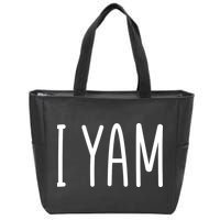 Cute Thanksgiving I Yam Zip Tote Bag