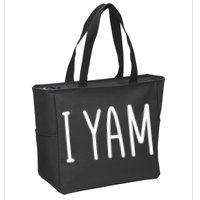 Cute Thanksgiving I Yam Zip Tote Bag