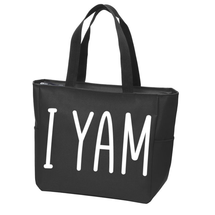 Cute Thanksgiving I Yam Zip Tote Bag