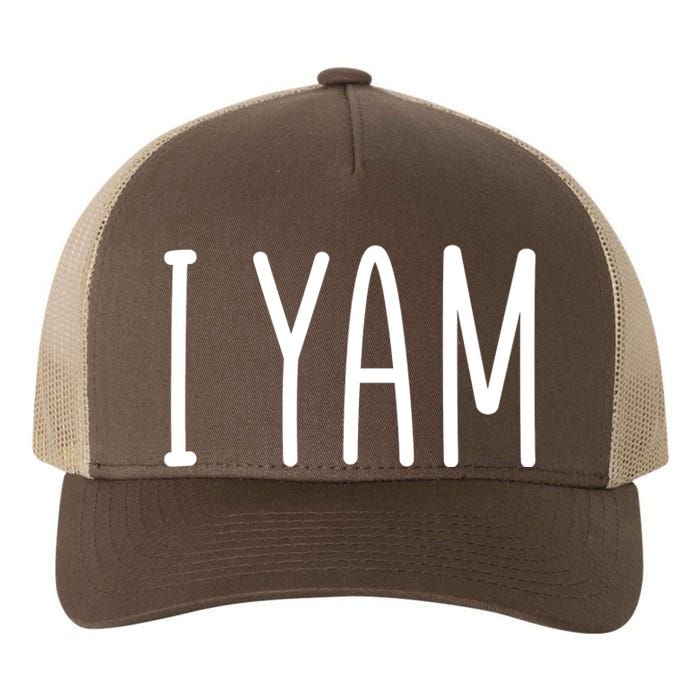 Cute Thanksgiving I Yam Yupoong Adult 5-Panel Trucker Hat