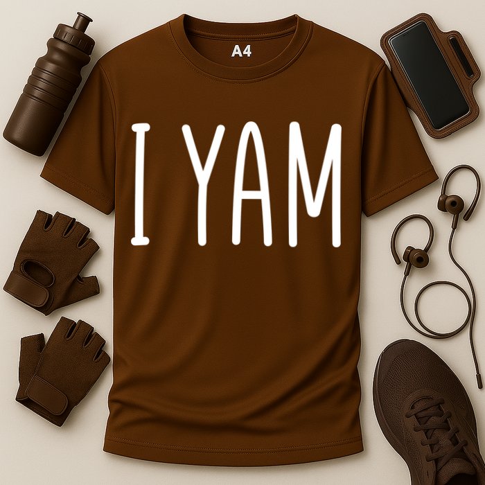 Cute Thanksgiving I Yam Cooling Performance Crew T-Shirt