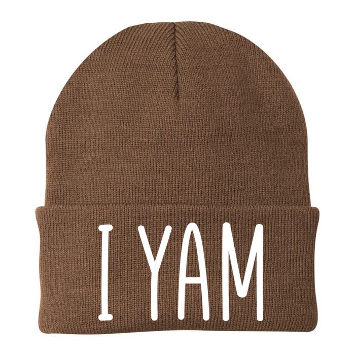 Cute Thanksgiving I Yam Knit Cap Winter Beanie