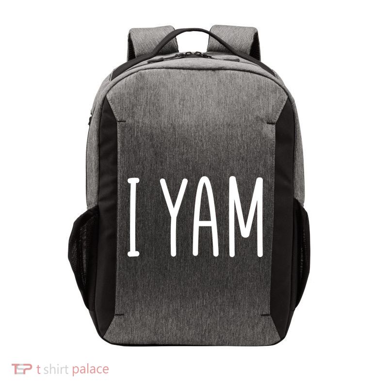 Cute Thanksgiving I Yam Vector Backpack