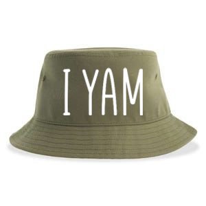 Cute Thanksgiving I Yam Sustainable Bucket Hat