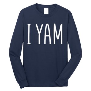 Cute Thanksgiving I Yam Long Sleeve Shirt