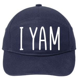 Cute Thanksgiving I Yam 7-Panel Snapback Hat