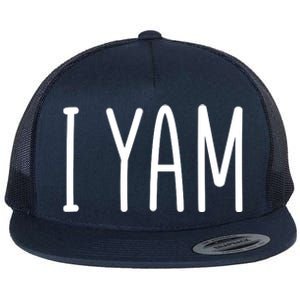 Cute Thanksgiving I Yam Flat Bill Trucker Hat