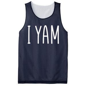 Cute Thanksgiving I Yam Mesh Reversible Basketball Jersey Tank