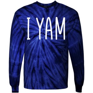 Cute Thanksgiving I Yam Tie-Dye Long Sleeve Shirt