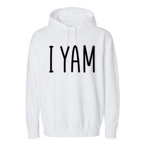 Cute Thanksgiving I Yam Garment-Dyed Fleece Hoodie