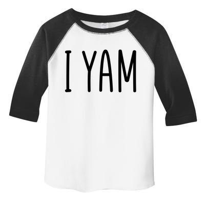 Cute Thanksgiving I Yam Toddler Fine Jersey T-Shirt