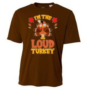 Cute Thanksgiving I'm The Loud Turkey Cooling Performance Crew T-Shirt