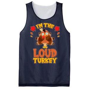 Cute Thanksgiving I'm The Loud Turkey Mesh Reversible Basketball Jersey Tank