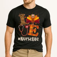 Cute Thanksgiving #NurseLife Fall Patterns Nurse Turkey Cooling Performance Crew T-Shirt