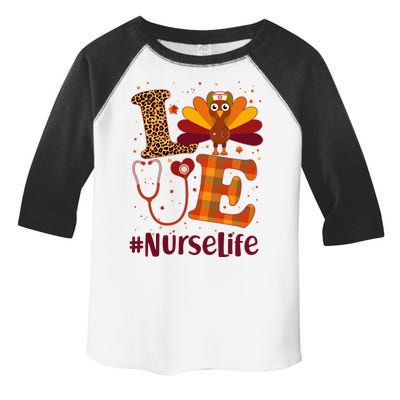 Cute Thanksgiving #NurseLife Fall Patterns Nurse Turkey Toddler Fine Jersey T-Shirt