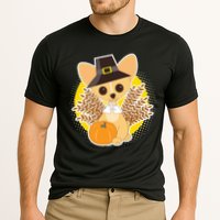 Cute Thanksgiving Pilgrim Puppy Cooling Performance Crew T-Shirt