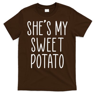 Cute Thanksgiving She's My Sweet Potato T-Shirt