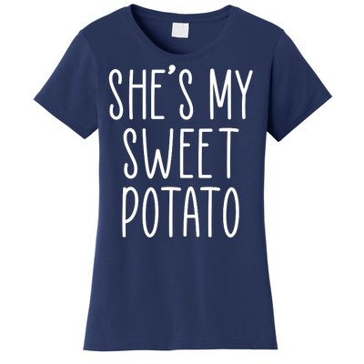 Cute Thanksgiving She's My Sweet Potato Women's T-Shirt