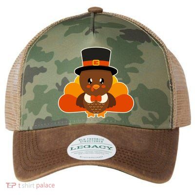 Cute Thanksgiving Turkey Little Boy Legacy Tie Dye Trucker Hat