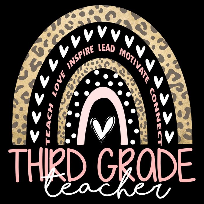 Cute Third Grade Teacher Inspiring Quote Backpack