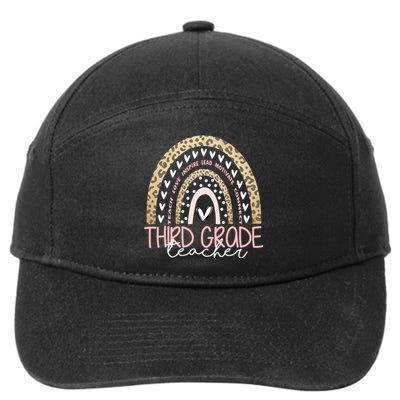 Cute Third Grade Teacher Inspiring Quote 7-Panel Snapback Hat