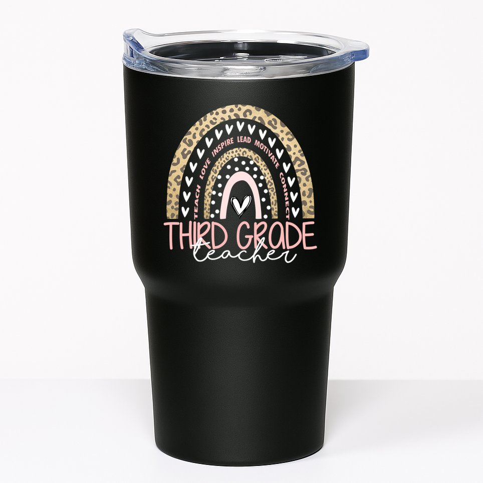 Cute Third Grade Teacher Inspiring Quote Tumbler