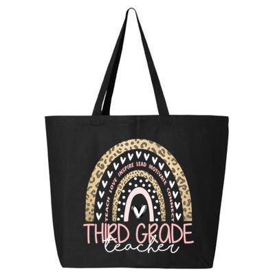 Cute Third Grade Teacher Inspiring Quote 25L Jumbo Tote