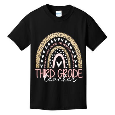 Cute Third Grade Teacher Inspiring Quote Kids T-Shirt