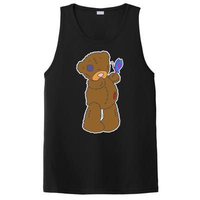 Cute Torn Teddy Bear PosiCharge Competitor Tank