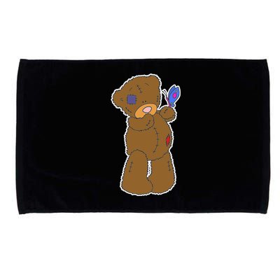 Cute Torn Teddy Bear Microfiber Hand Towel