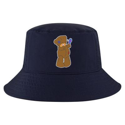 Cute Torn Teddy Bear Cool Comfort Performance Bucket Hat