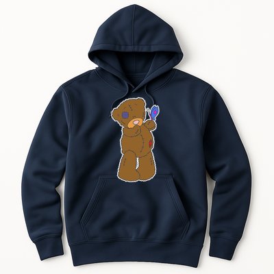 Cute Torn Teddy Bear Hoodie