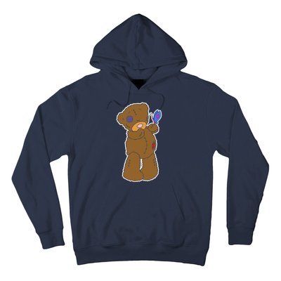 Cute Torn Teddy Bear Hoodie