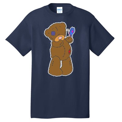 Cute Torn Teddy Bear Tall T-Shirt