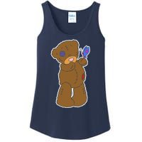 Cute Torn Teddy Bear Ladies Essential Tank