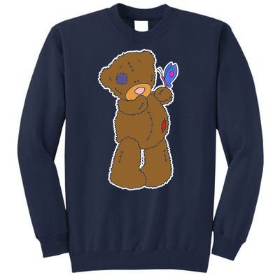 Cute Torn Teddy Bear Tall Sweatshirt