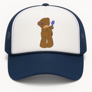 Cute Torn Teddy Bear Trucker Hat