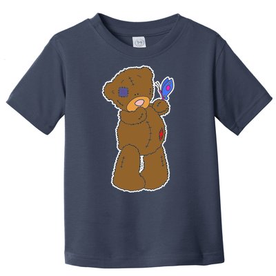 Cute Torn Teddy Bear Toddler T-Shirt