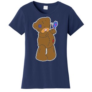 Cute Torn Teddy Bear Women's T-Shirt