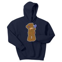 Cute Torn Teddy Bear Kids Hoodie