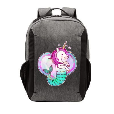 Cute Unicorn Mermaid Heart Vector Backpack