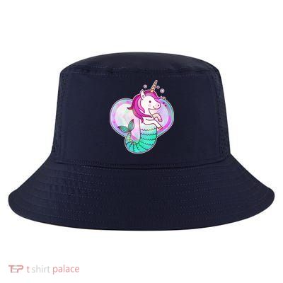 Cute Unicorn Mermaid Heart Cool Comfort Performance Bucket Hat