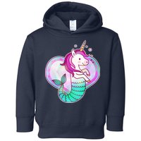 Cute Unicorn Mermaid Heart Toddler Hoodie