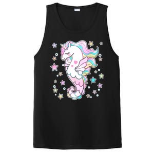 Cute Unicorn Seahorse Uni-Maid PosiCharge Competitor Tank