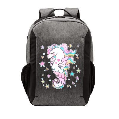 Cute Unicorn Seahorse Uni-Maid Vector Backpack