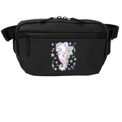 Cute Unicorn Seahorse Uni-Maid Crossbody Pack